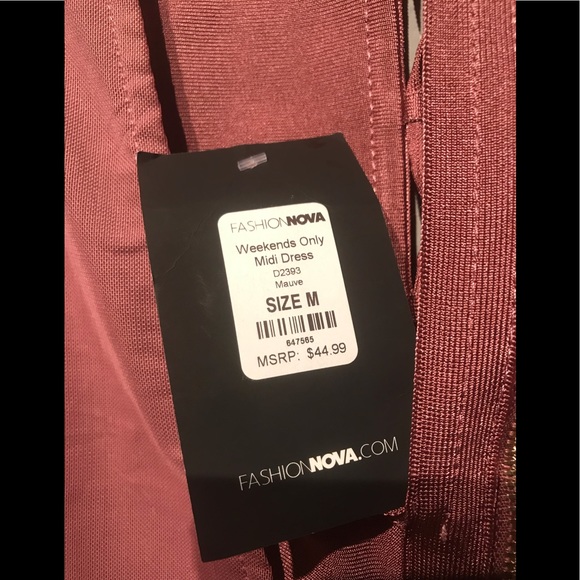 Weekends Only MIDI Dress-Muave Fashion Nova - Picture 9 of 9